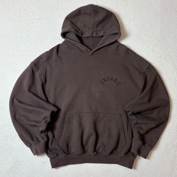 인세인개러지 헤비코튼 로고 후드티 PN7583