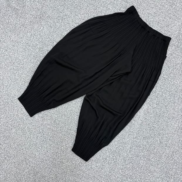 빈티지 플리츠 밴딩 바지 0708J1
