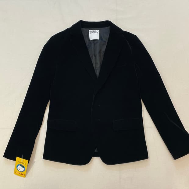 로데오크라운 벨벳자켓 