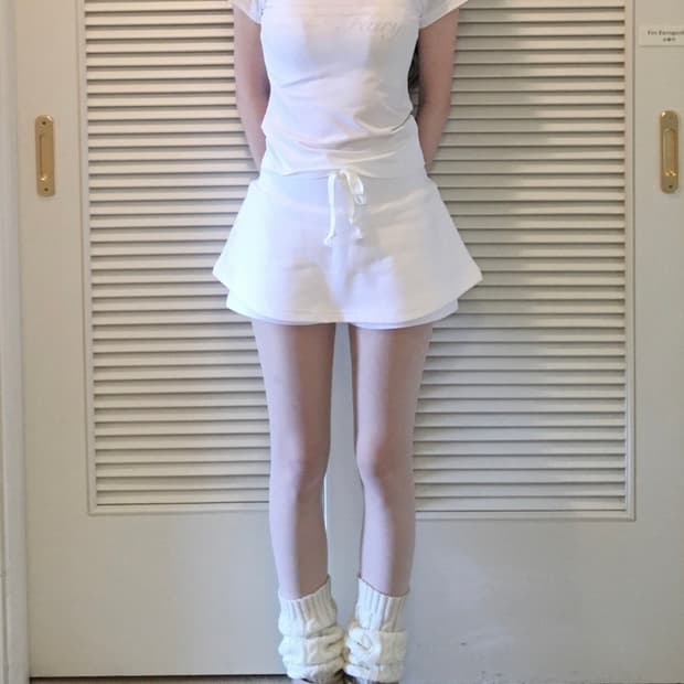 위스페어리 디어스커트 팬츠 화이트