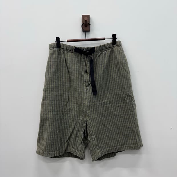 Pre Owned 버클 밴딩 팬츠