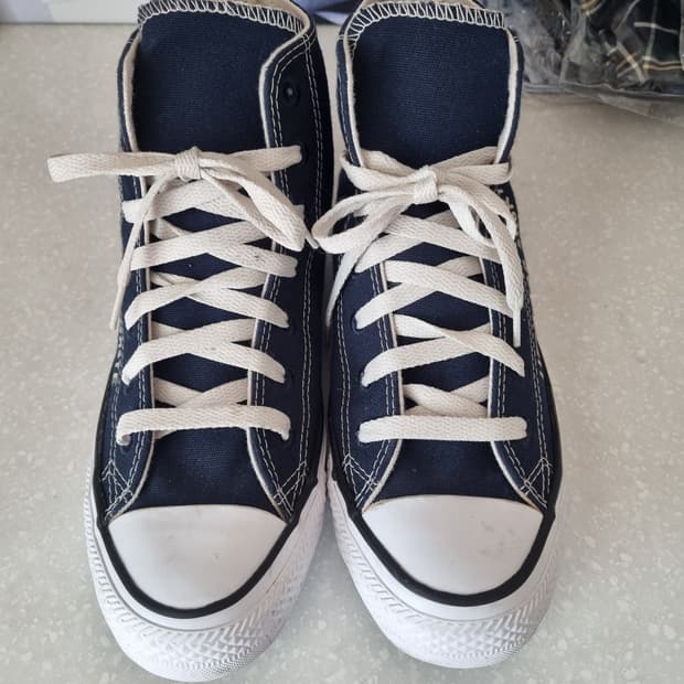 컨버스 올스타 리뉴 하이탑 네이비 240mm