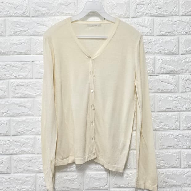 택포) 한섬 시스템 여성 아이보리 가디건 90