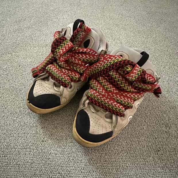 Lanvin 커브 레이스업 스니커즈 43