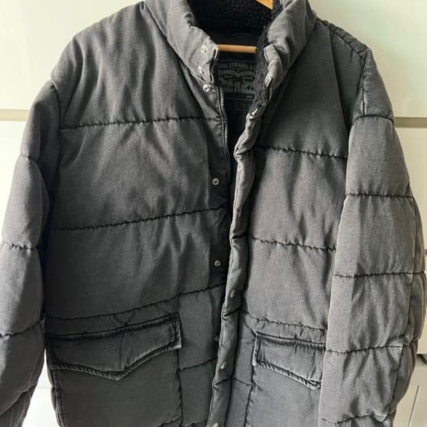 리바이스 웨스턴 푸퍼 흑청