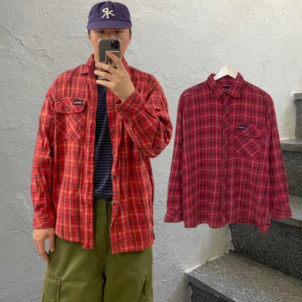 DICKIES 체크셔츠