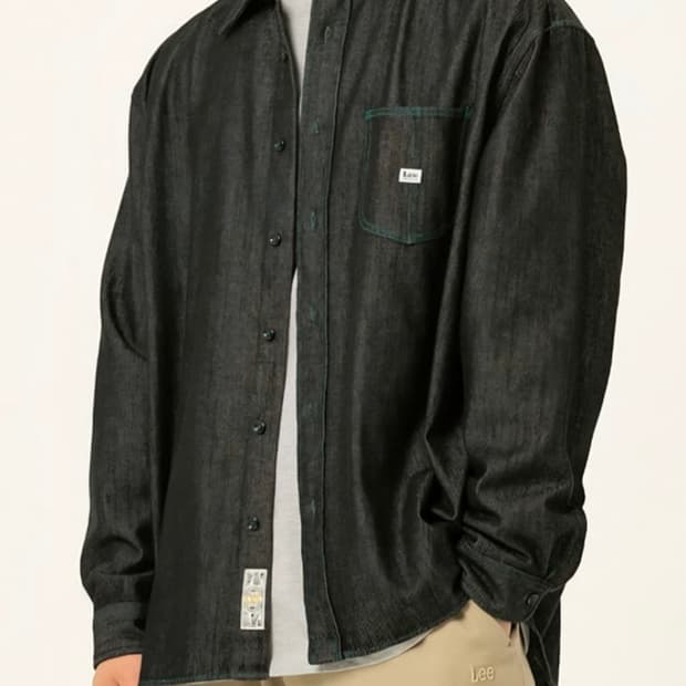 Lee 오버핏 데님 셔츠