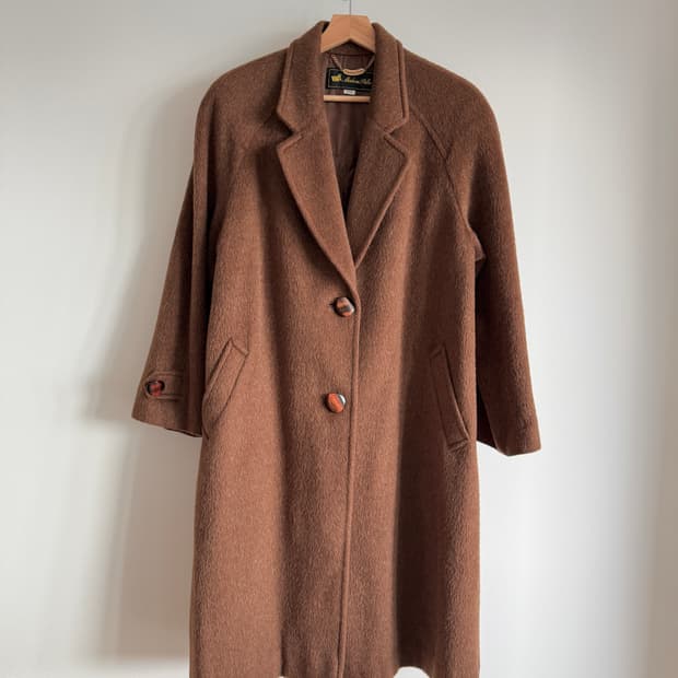 Pre owned 빈티지 울 코트