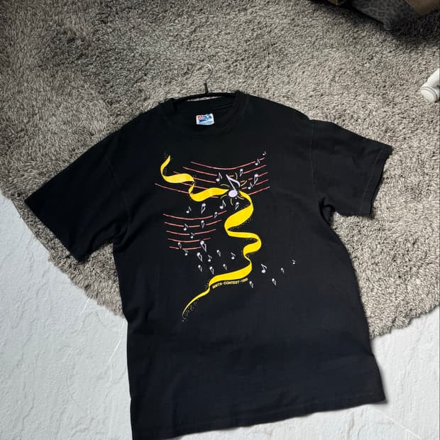 90s Vintage Hanes Notes T-shirts