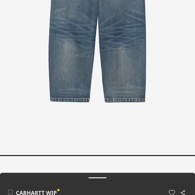 칼하트wip 브랜든 팬츠 m