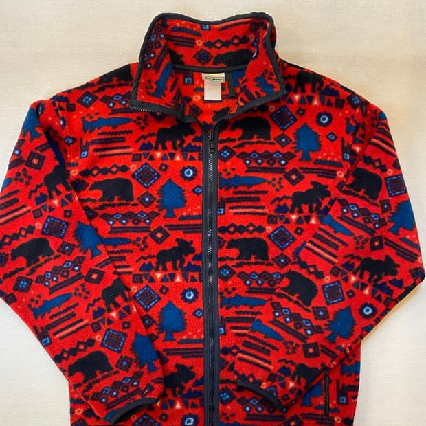 L.L.Bean fleece 플리스 자켓