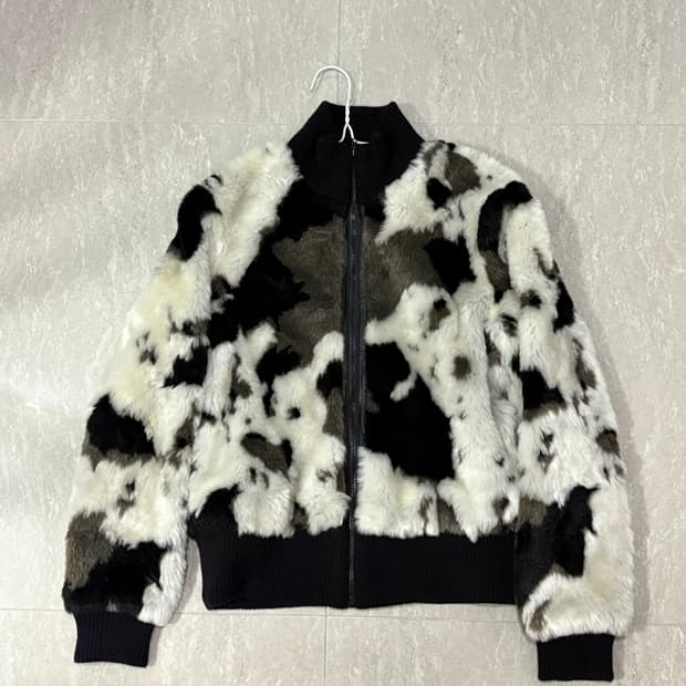 애니멀패턴 퍼집업