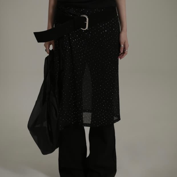 여운 스웨이드 벨트