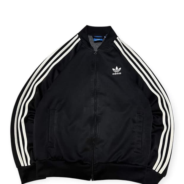 아디다스 SST 블랙 트랙탑 져지