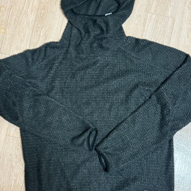 [M] 세티스파이 퍼즈 플리스 AD 후드 블랙