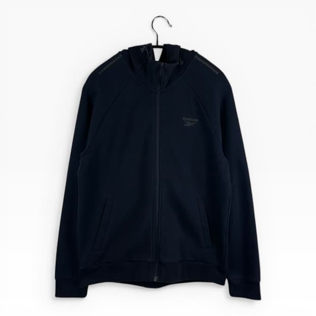 (무료배송)M) 리복 트레이닝 후드집업 네이비