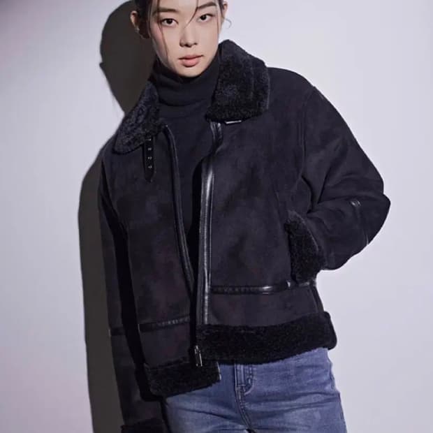 미쏘 무스탕 블랙 