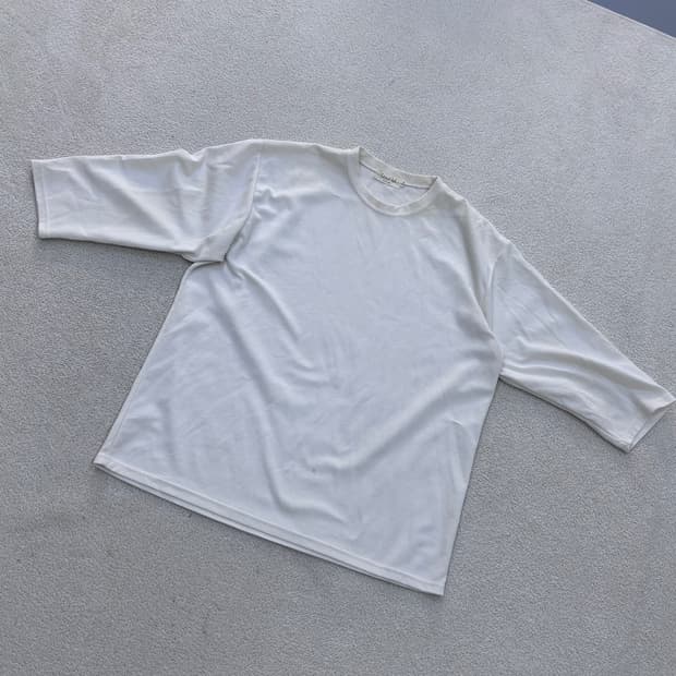 2XL 빈티지 여성 7부 티셔츠 0522Y