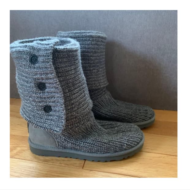 어그 카디 니트 부츠 그레이 240
