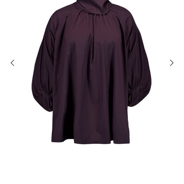 Pokofosca SOFT SHIRRING SCARF BLOUSE (PL