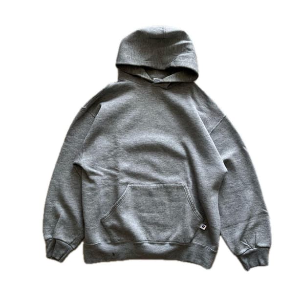 90s 빈티지 러셀 후드 그레이 USA