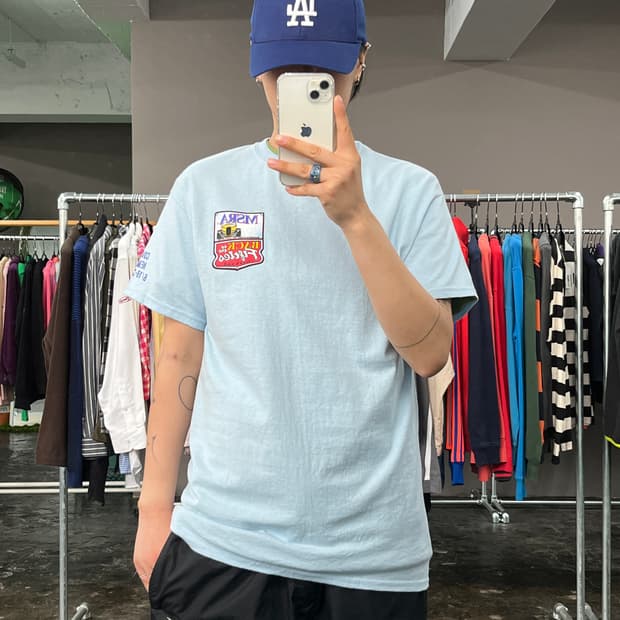 빈티지 프린팅 반팔 티셔츠