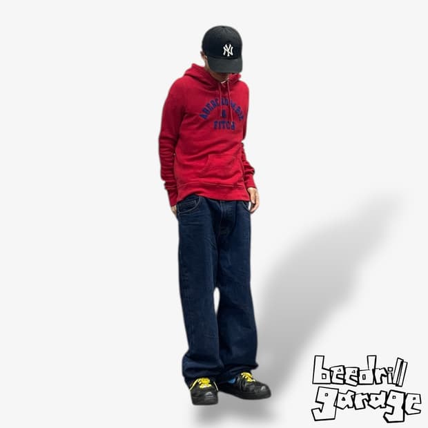 아베크롬비 아플리케 후드티