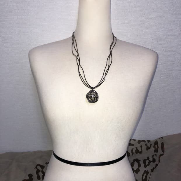 빈티지 레이어드 목걸이 긱시크 갸루 펑크 오리엔탈 페어리