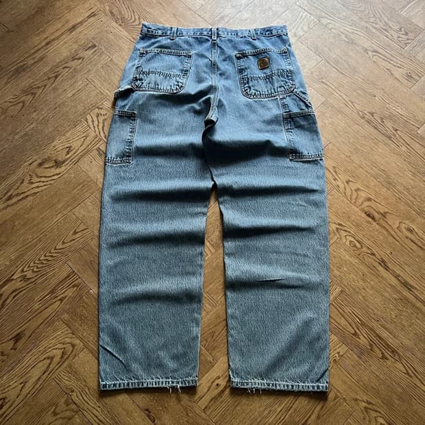 [36]칼하트 USA 빈티지 워싱 카펜터 워크 데님 팬츠