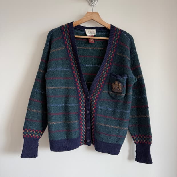 SUSAN BRISTOL 울 가디건(울마크)