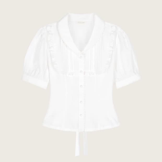 클리시어 슈가파우더 블라우스 워니하우스