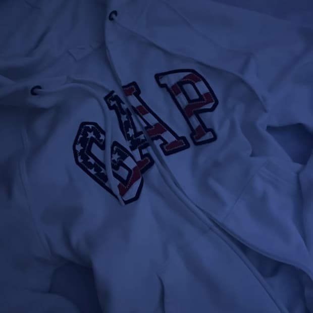 GAP 성조기 후드집업