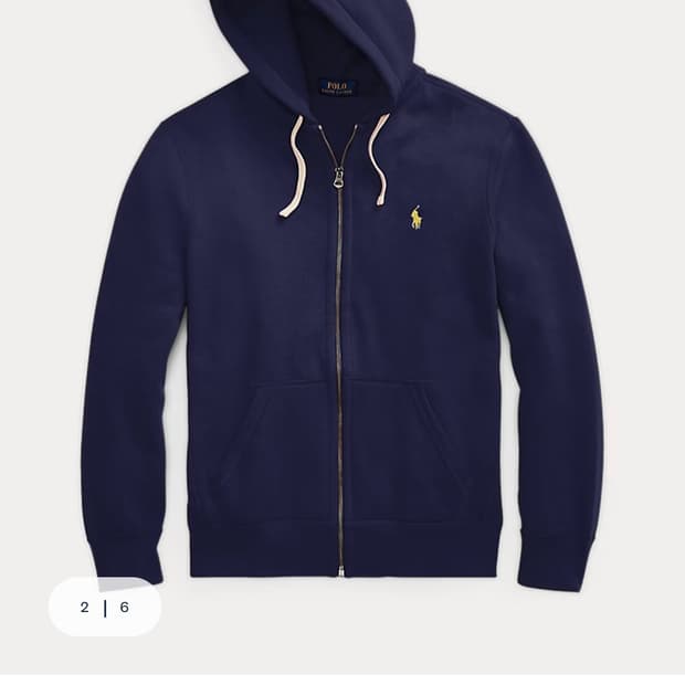 폴로 랄프로렌 플리스 풀 지퍼 후디