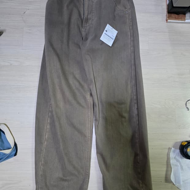 해칭룸 커브 진 워시드 베이지 3(M)