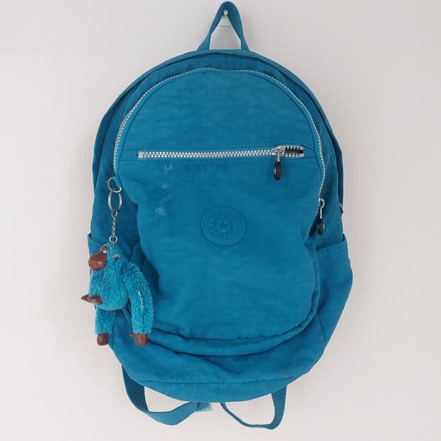 키플링 미니 백팩 민트 에메랄드