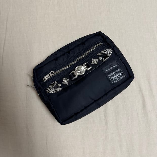 토가 포터 벨트 백 블랙