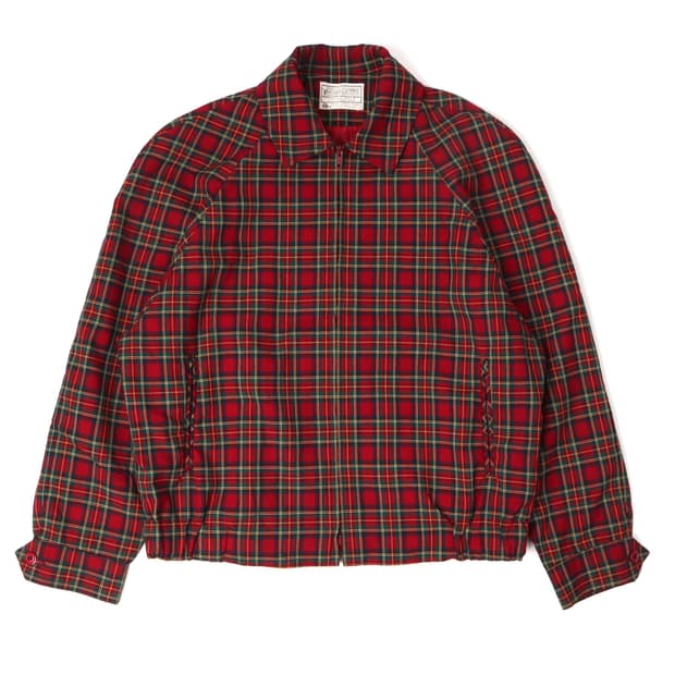 Pendleton 펜들턴 USA 타탄체크 울 블루종 자켓