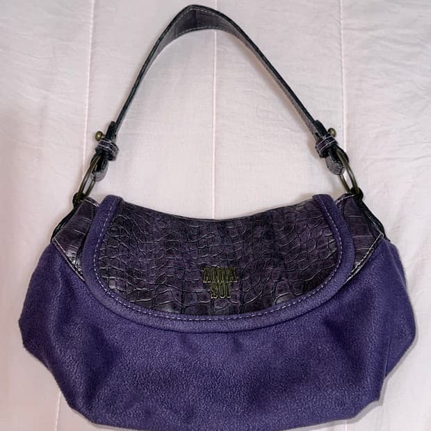 안나수이 퍼플 빈티지백