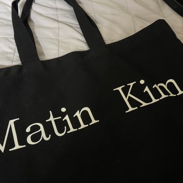 마뗑킴 에코백 블랙