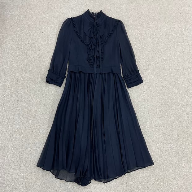 85 모조에스핀 플리츠 드레스 원피스 0220M