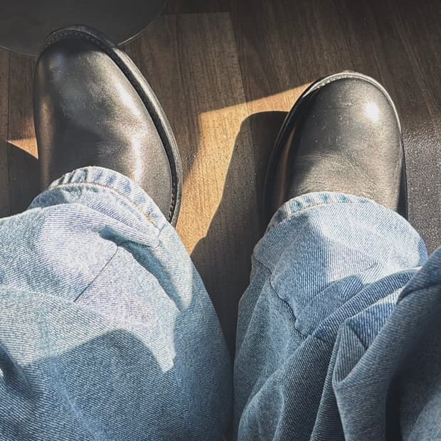 Diesel Leather Combat Boots