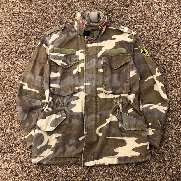 더퍼 Duffer 밀리터리 카모 야상 자켓