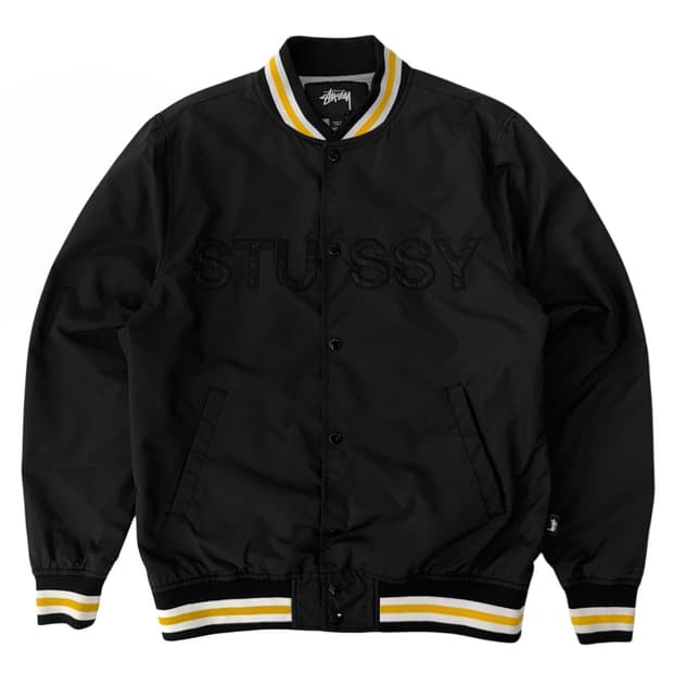 스투시 바시티자켓