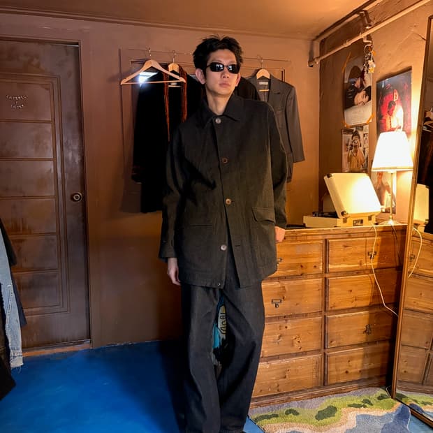 POLO RALPH LAUREN WOOL SINGLE COAT L