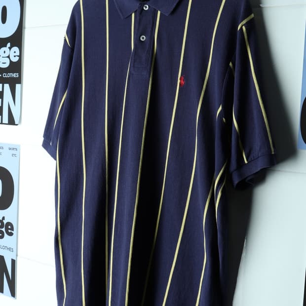 (XL-3XL) 폴로 랄프로렌 반팔 카라 티셔츠 90S-H34036