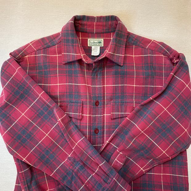 L.L.Bean 체크 셔츠