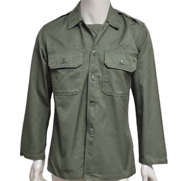 국군 구형 훈련복 민무늬 전투복 상의 자켓 (M) (3) (미사용품)