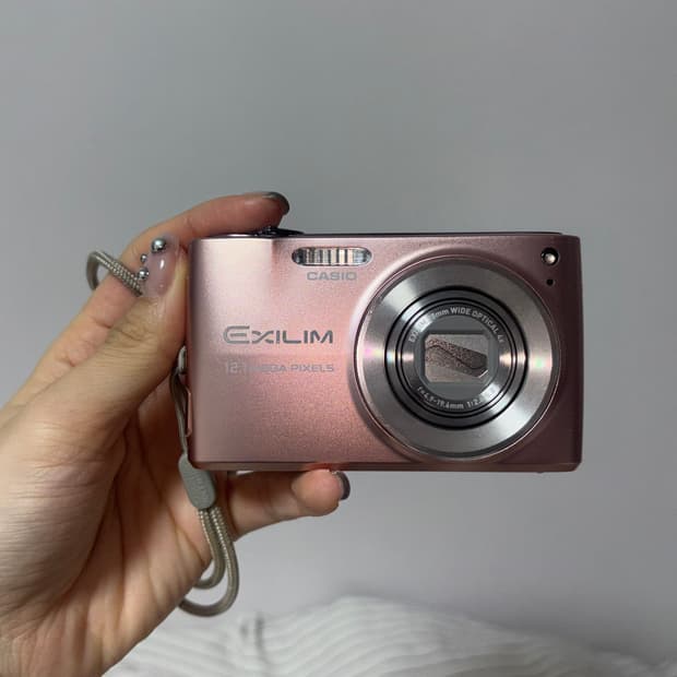 태연디카) 카시오 엑슬림 z400 핑크