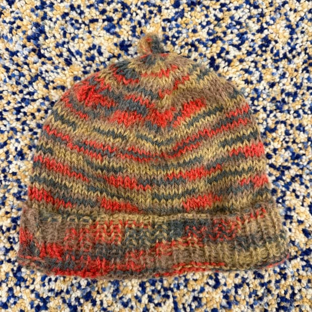 빈티지 니트 비니