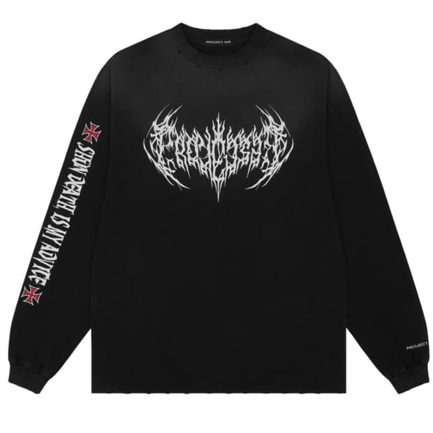 Project GR 메탈릭 로고 롱슬리브